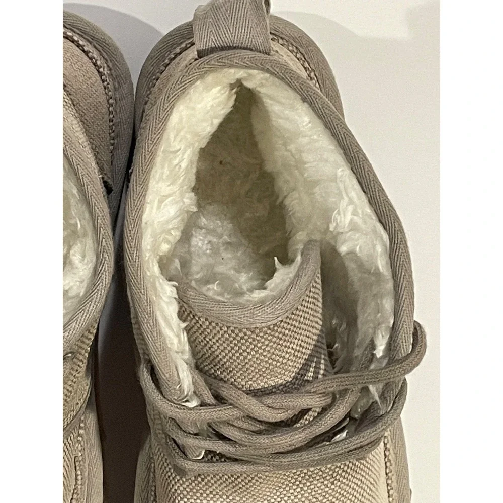 UGG MENS SIZE 9 NEUMEL NATURAL LACE UP CHUKKA BOOTS 1117613 GRAY TAN
